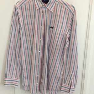 Men’s striped dress shirt